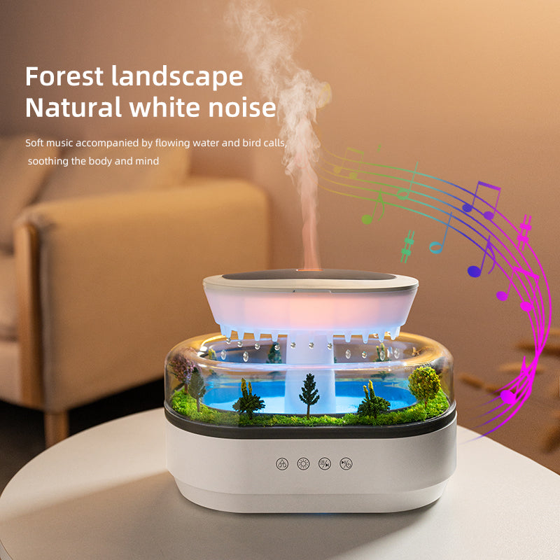 Smart Cool Mist Raindrop Air Humidifier - Aromatherapy Diffuser