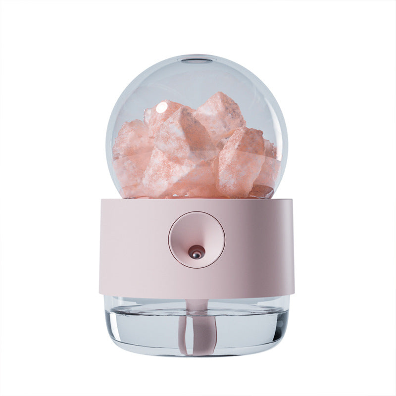 300mL Wind Crystal Ball Humidifier - USB Household Hydration with Nano Spray & Night Light