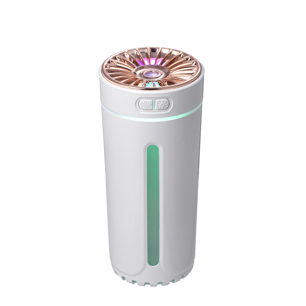 Colorful Night Light USB Car Aromatherapy Humidifier - Silent & Portable