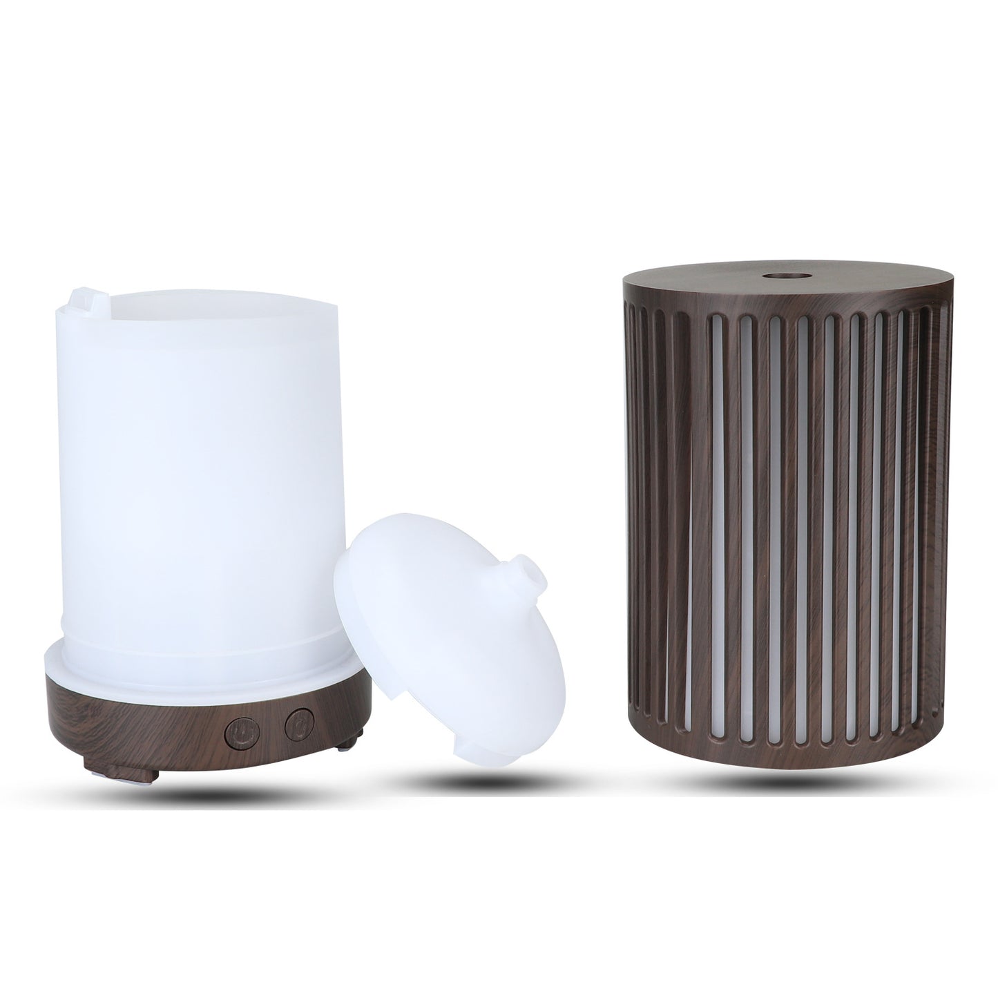 Vertical Hollow Aroma Diffuser - Low Noise Air Purifier & Humidifier for Bedroom & Office