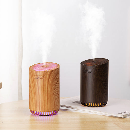 Wood Grain L2 Humidifier – Mini USB Aromatherapy Night Light