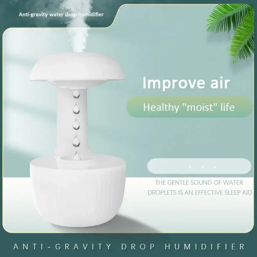 600ml Water Drop Humidifier Essential Oil Aromatherapy Diffuser for Fresh Air