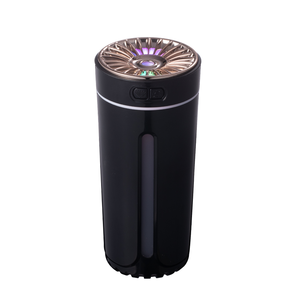 Colorful Night Light USB Car Aromatherapy Humidifier - Silent & Portable