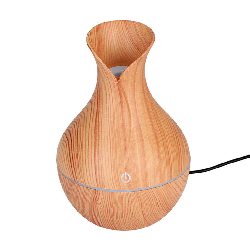 Wood Grain Aromatherapy Machine - Air Purification & Humidification