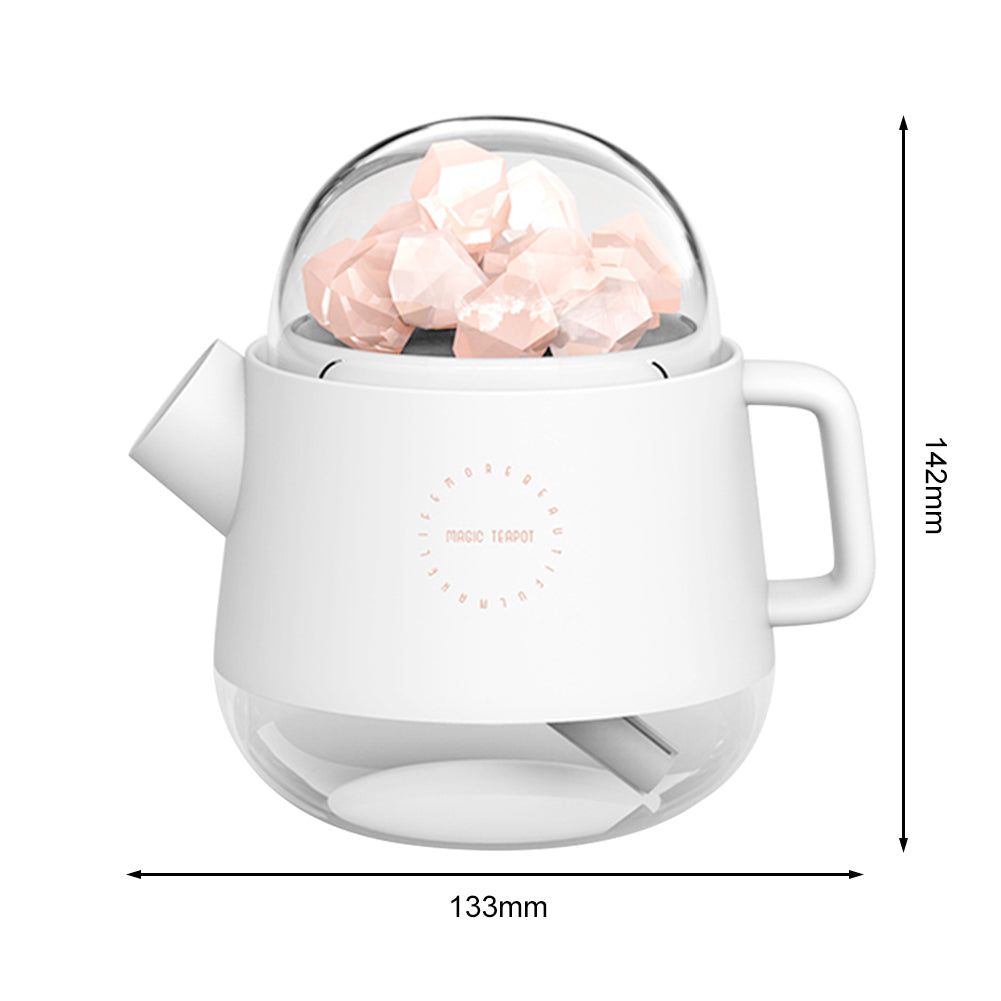 Wireless Silent Salt Stone Aromatherapy Kettle Humidifier for Dorms and Bedrooms