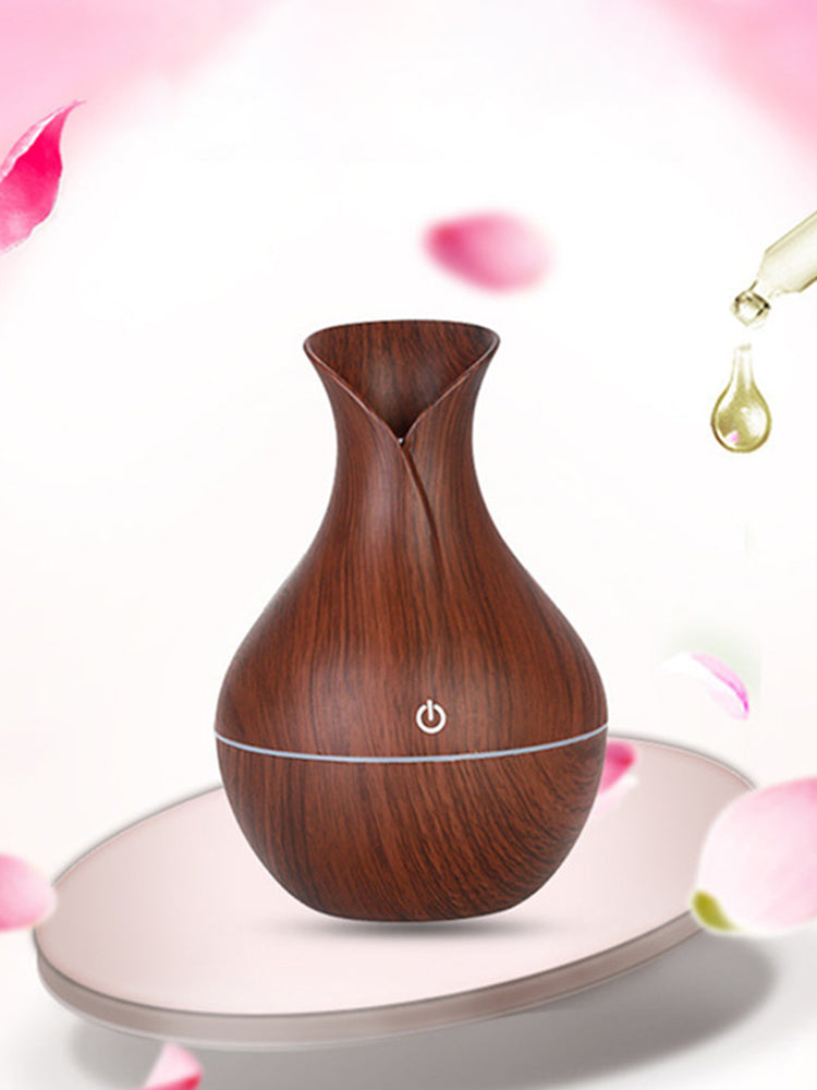 Wood Grain Aromatherapy Machine - Air Purification & Humidification