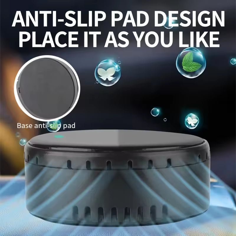 Solar Powered Air Purifier for Home and Car - Negative Ion Odor Removal Device