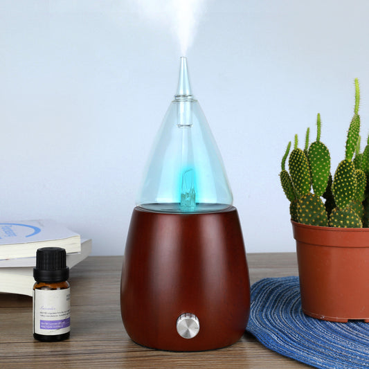 Wholesale Aromatherapy Lamp - Solid Wood Handmade Glass Essential Oil Diffuser