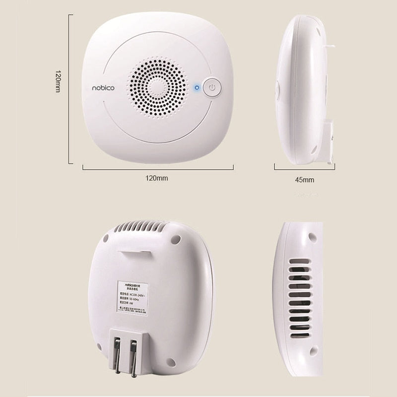 Portable O3 Ionizer - Portable Ozone Generator & Negative Ion Air Purifier