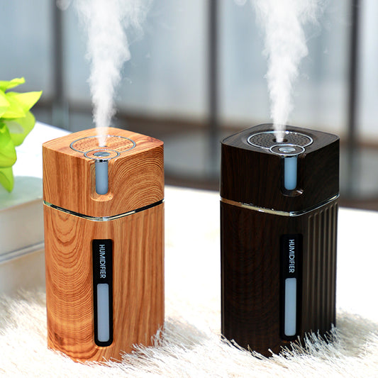 Explosion Wood Grain L1 Humidifier - Mini USB Aromatherapy Night Light