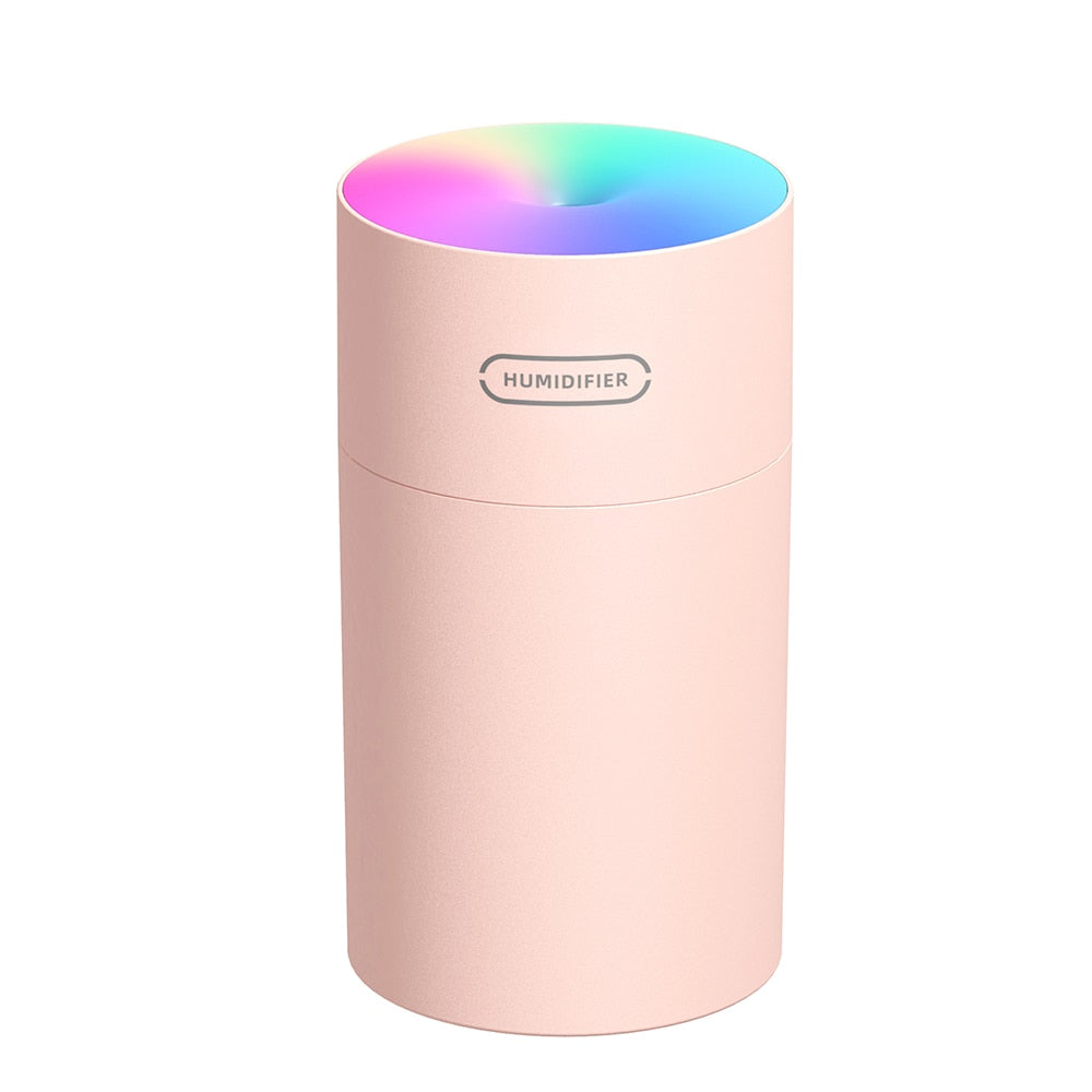 USB Air Humidifier Colorful Cup Mini Aroma Water Diffuser with LED Light