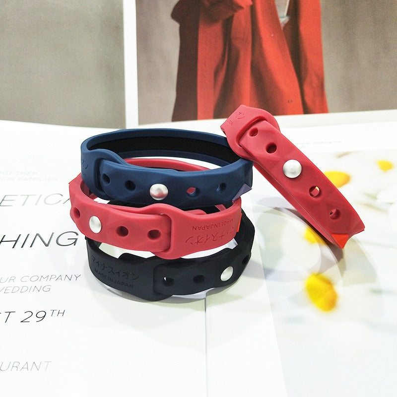 Anti-Static Sports Bracelet - Negative Ion Silicone Wrist Band