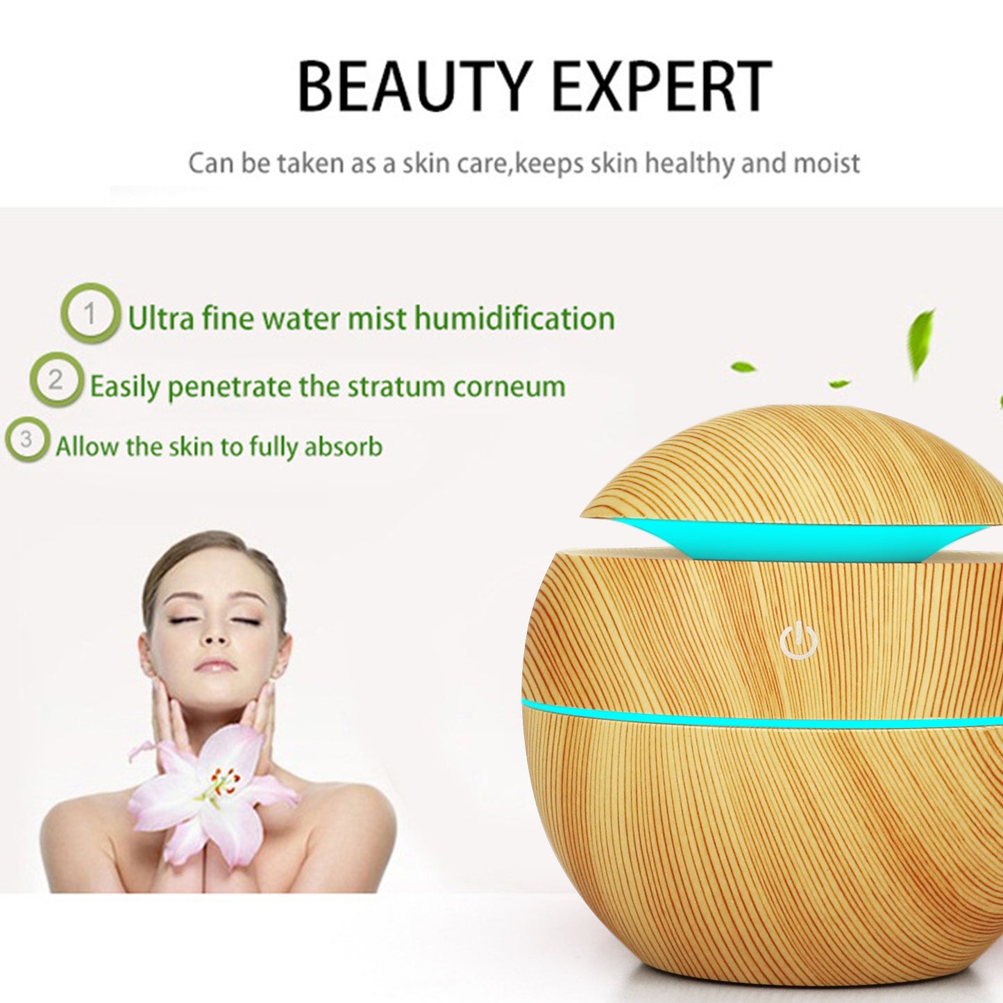 5V USB Mushroom Humidifier - Ultrasonic Aromatherapy Machine for Fresh Air