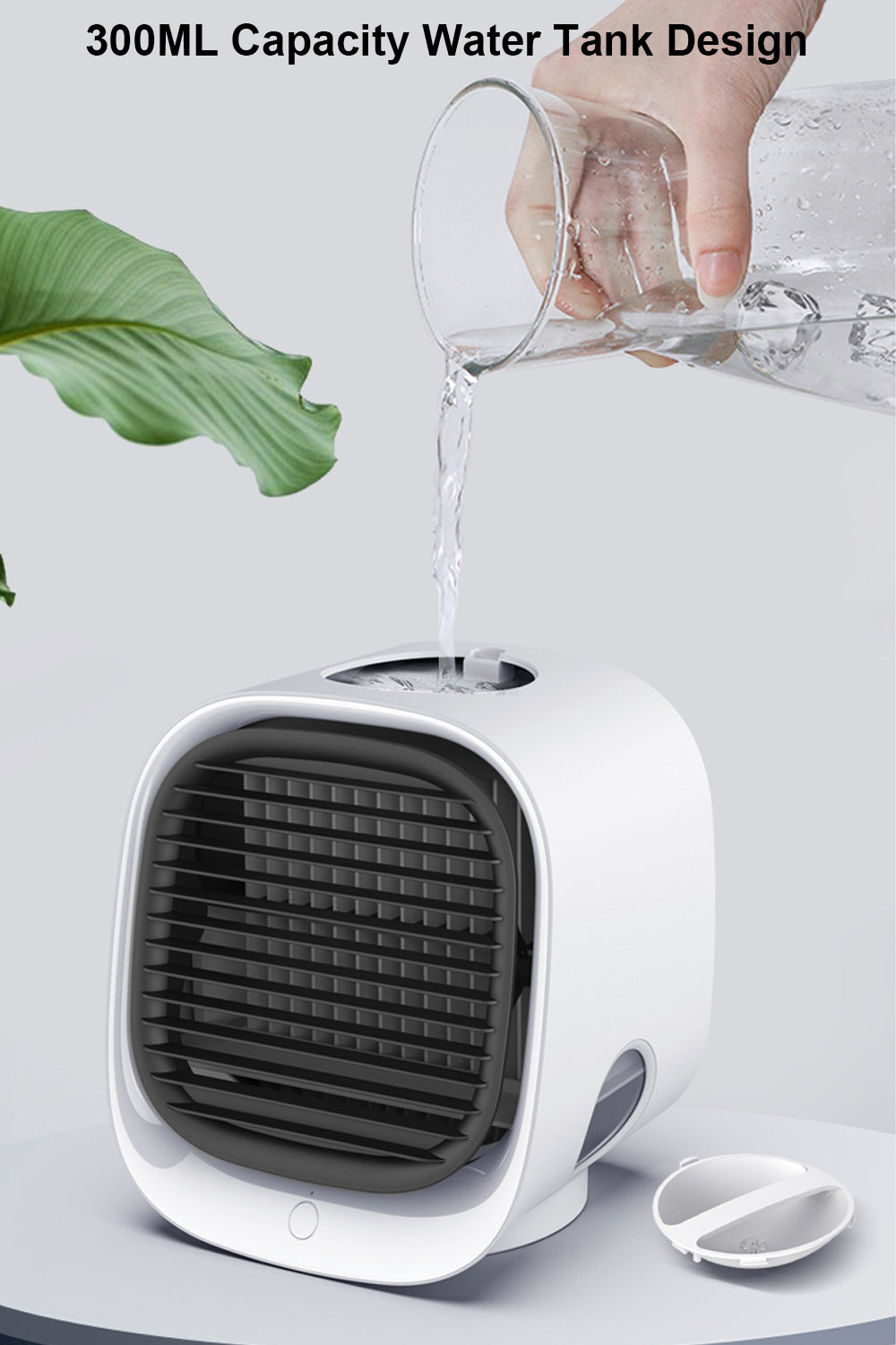 Mini Portable Air Conditioner - USB Desktop Air Cooler & Humidifier for Fresh Air