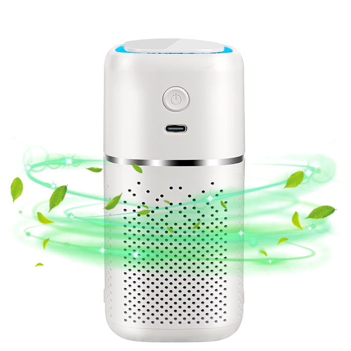 Car Air Purifier Desktop Oxygen Bar - Smoke and Dust Removal with UV Sterilization