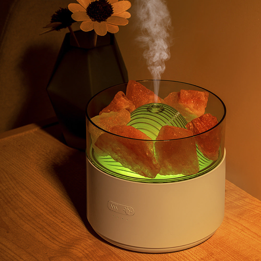New Style Non Printed Salt Lamp Humidifier - Mute Aromatherapy Diffuser