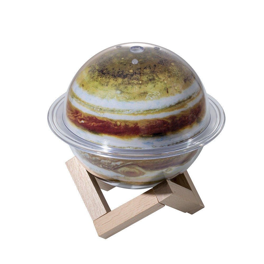 330ml Cute Moon Planet Shape Humidifier with Colorful LED Lamp | Ultrasonic Water Spray USB Air Humidifier