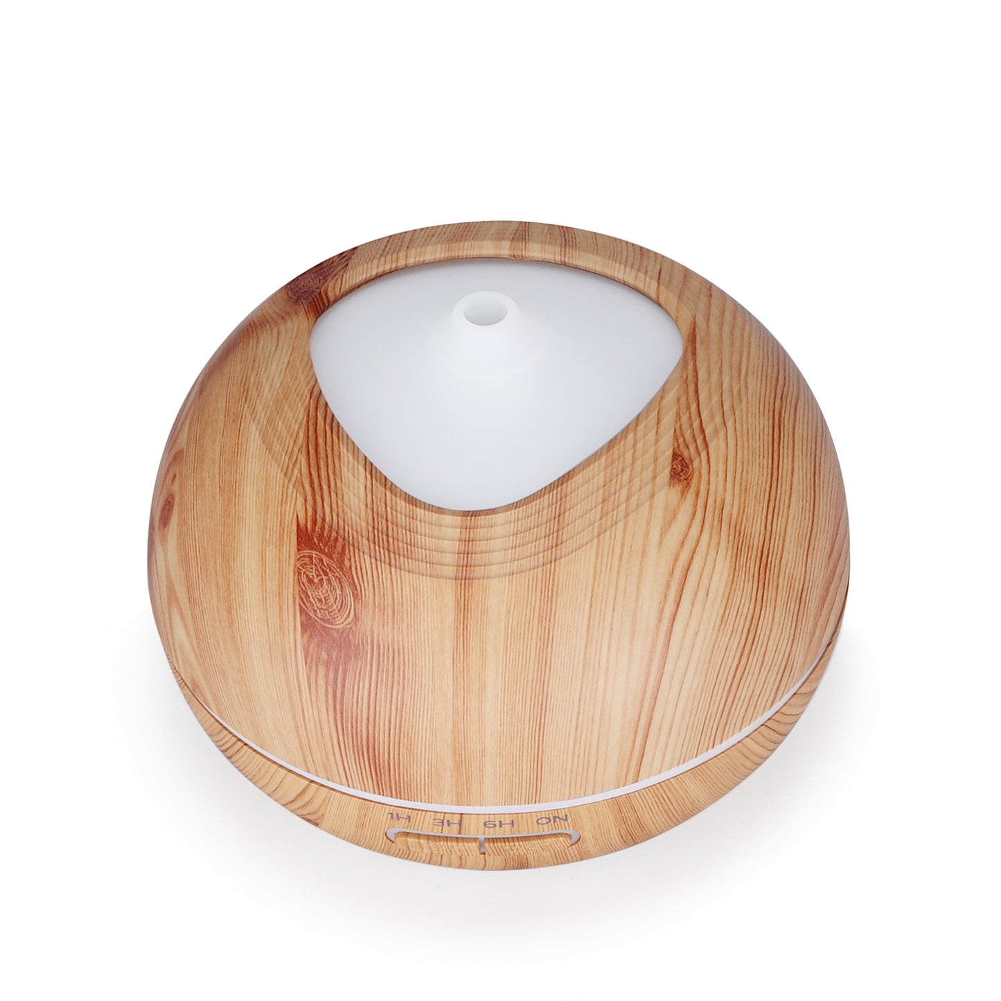 Wood Grain Aroma Diffuser 400ml - Ultrasonic Humidifier for Fresh Air