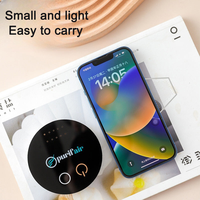 USB Air Purifier with Ozone Deodorization for Fresh Indoor Air