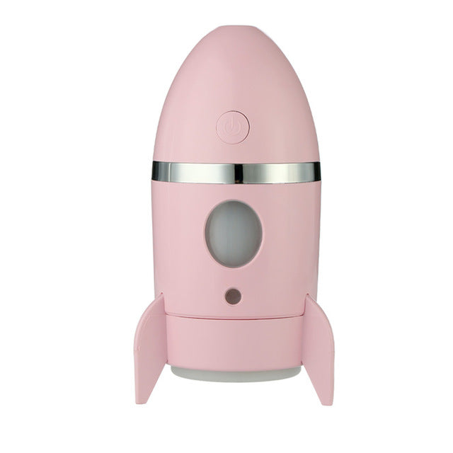 Rocket Air Humidifier Ultrasonic Timer Water Fogger Aroma Lamp