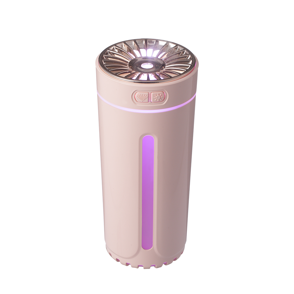 Colorful Night Light USB Car Aromatherapy Humidifier - Silent & Portable