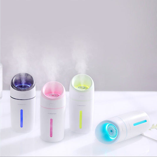Colorful Humidifier Night Light - Portable Mini USB Car Air Humidifier
