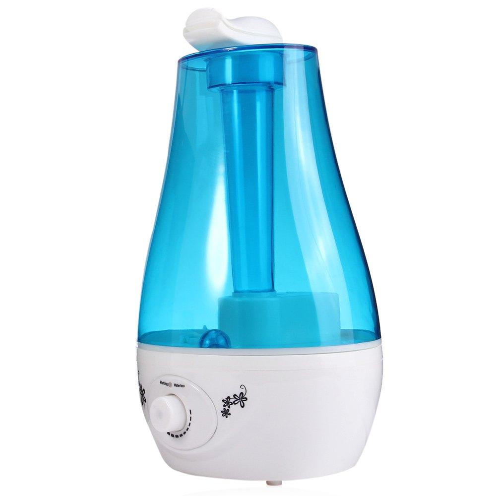 Ultrasonic Mini Aroma Humidifier & Air Purifier with LED Lamp
