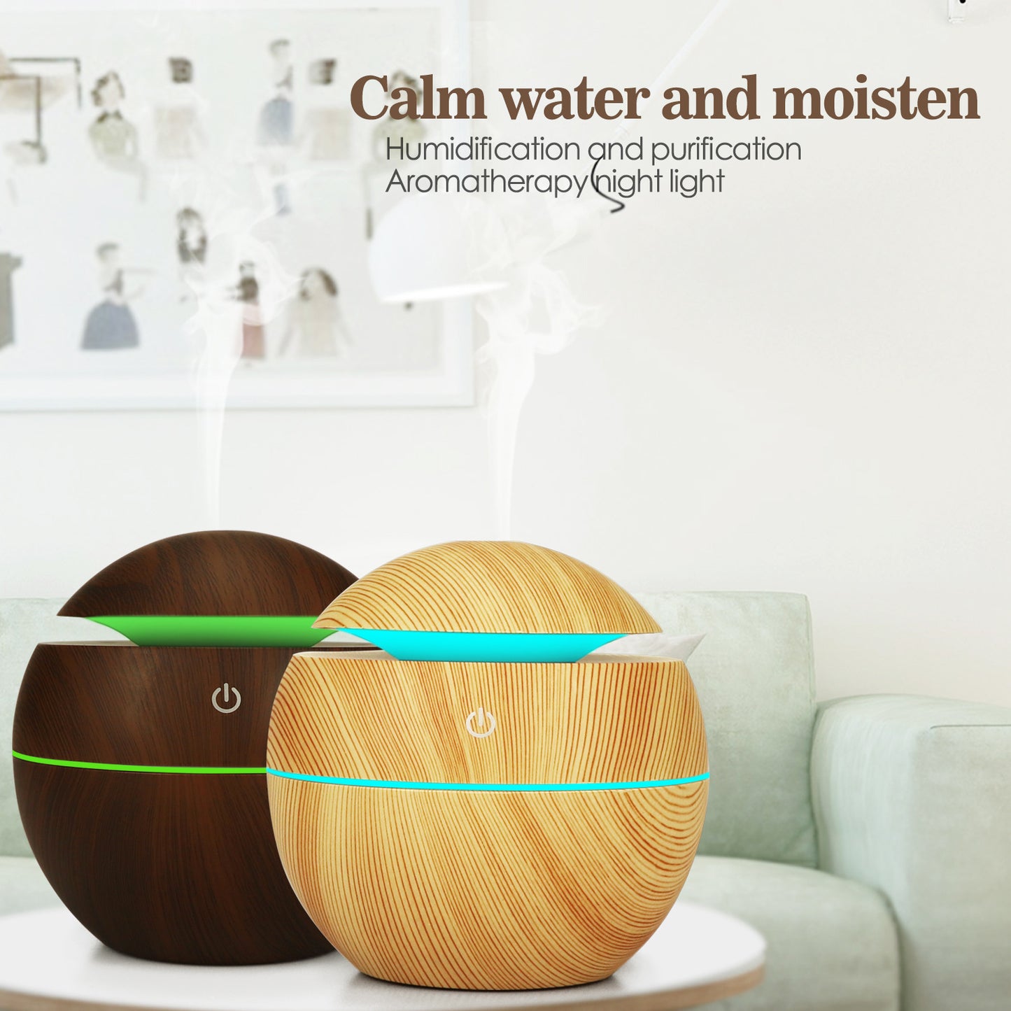 5V USB Mushroom Humidifier - Ultrasonic Aromatherapy Machine for Fresh Air