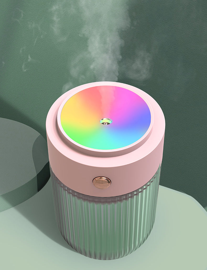 Colorful Portable Night Light Humidifier - Fresh Air for Home and Office