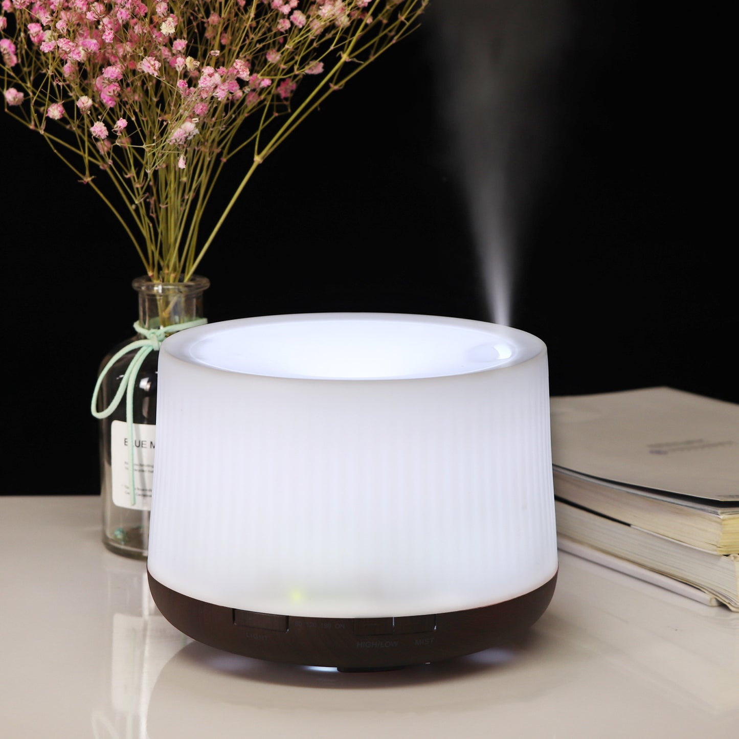 500ml Aroma Diffuser - Large Capacity Essential Oil Humidifier with Lantern Design