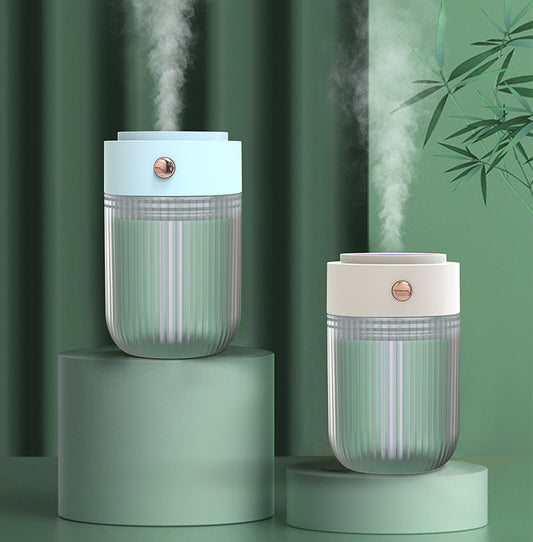 Colorful Portable Night Light Humidifier - Fresh Air for Home and Office