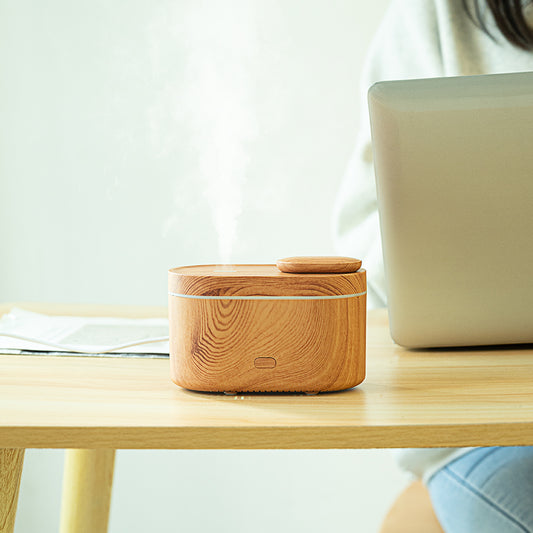 Creative Wood Grain L16 Aroma Diffuser - Ultrasonic Humidifier for Home and Office