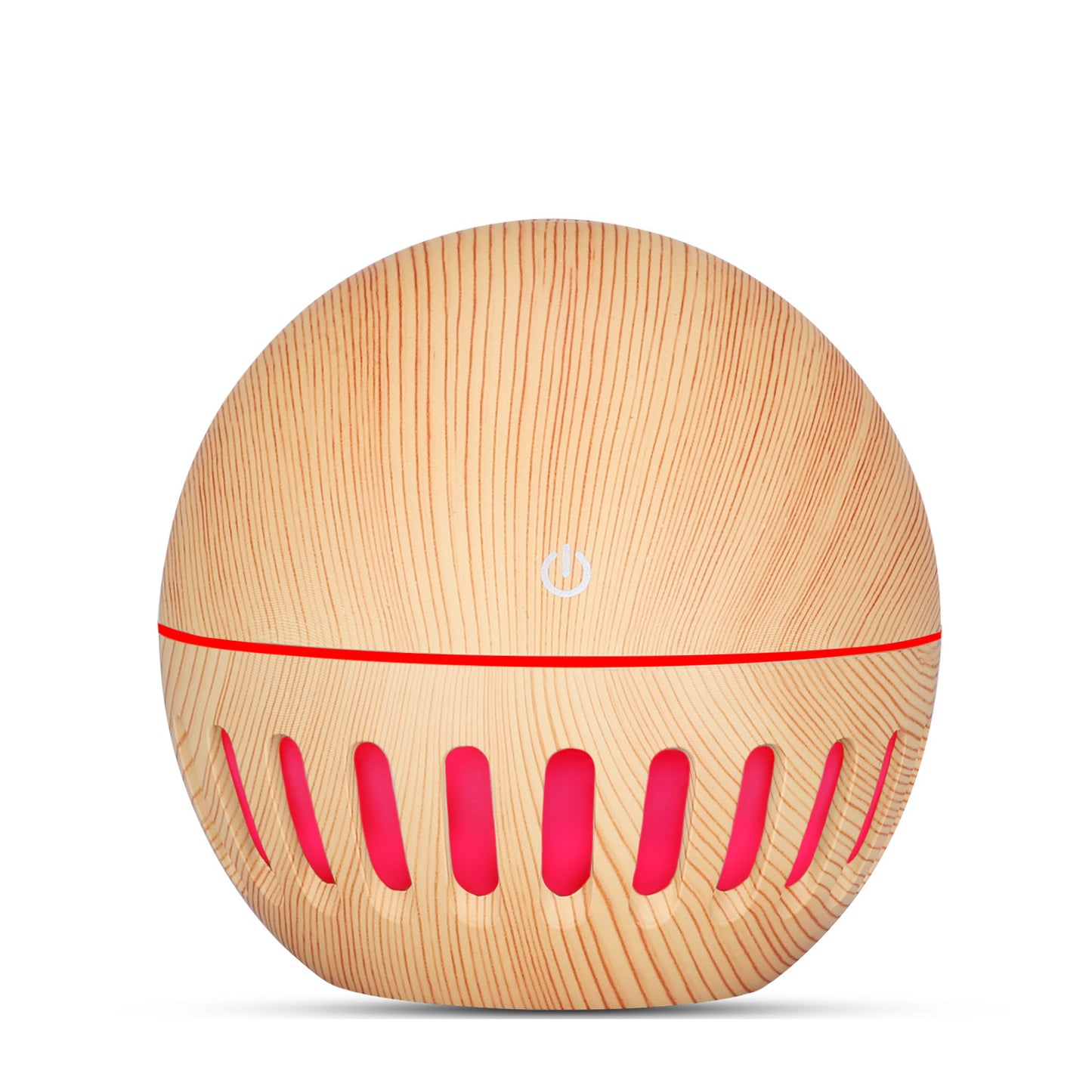 New Wood Grain Hollow Humidifier - USB Home Office Desk Small Air Purifier