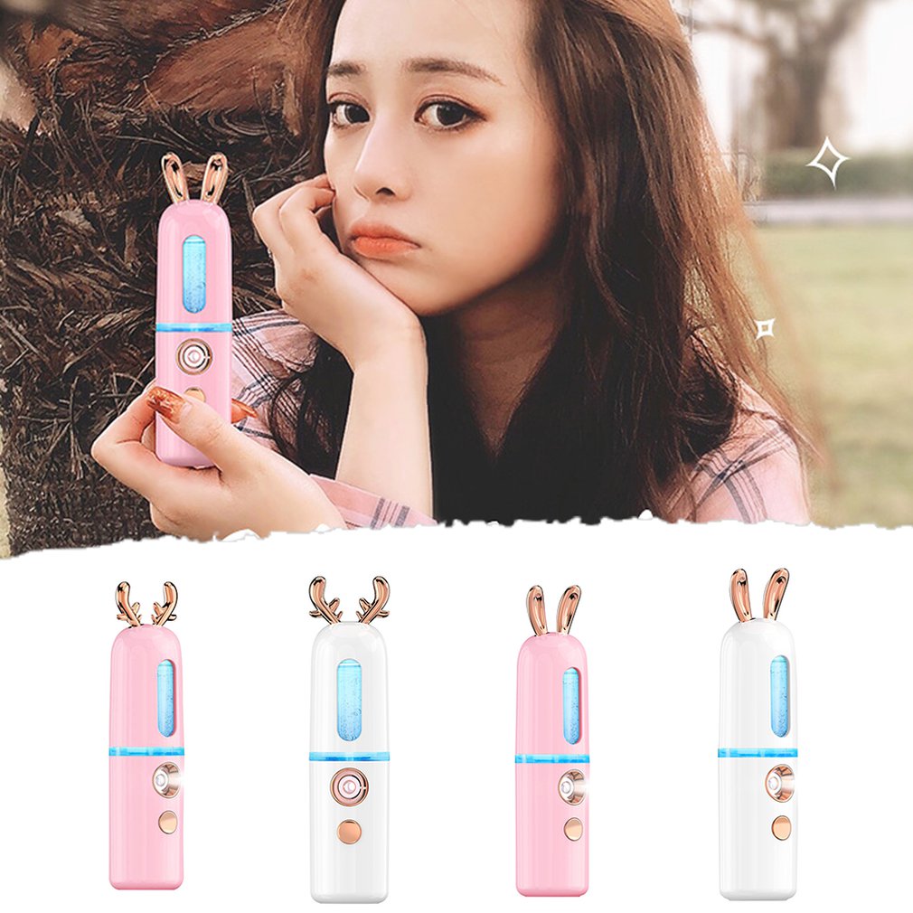 Nano Hydrating Instrument Spraying Machine - Cute Fawn Bunny Facial Steamer