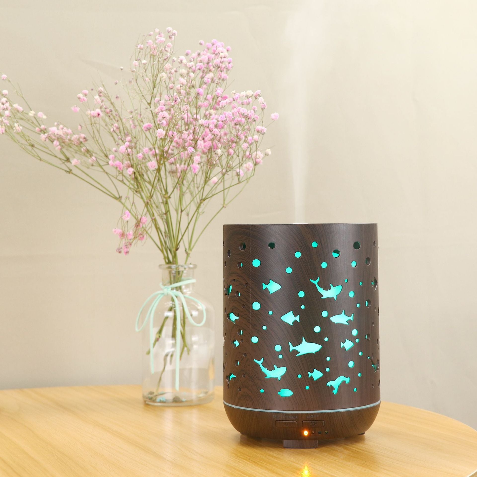Humidifier Creative Mini Hollow Shark Essential Oil Diffuser