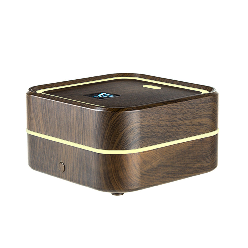 Wood Grain O4 Aromatherapy Machine - Ultrasonic Humidifier & Diffuser for Home and Car