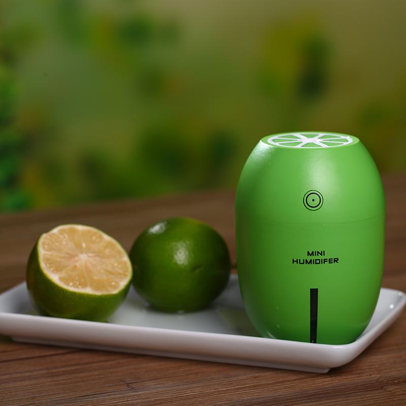 180ml USB Air Humidifier & Purifier with LED Lamp - Aromatherapy Diffuser for Home and Car