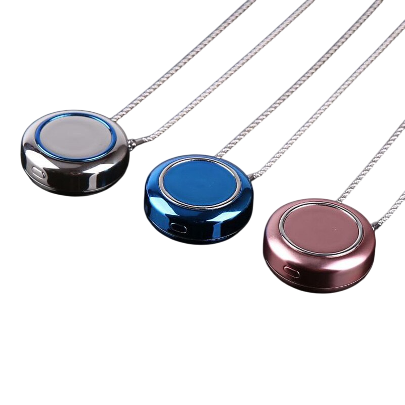 Necklace Air Purifier Pendant - Negative Ion Air Cleaner USB Filter PM2.5