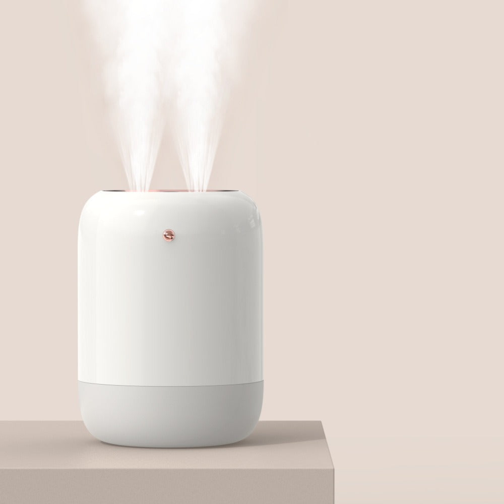 Dual Spray Air Humidifier - Large Capacity Portable USB Charging Desktop Humidifier