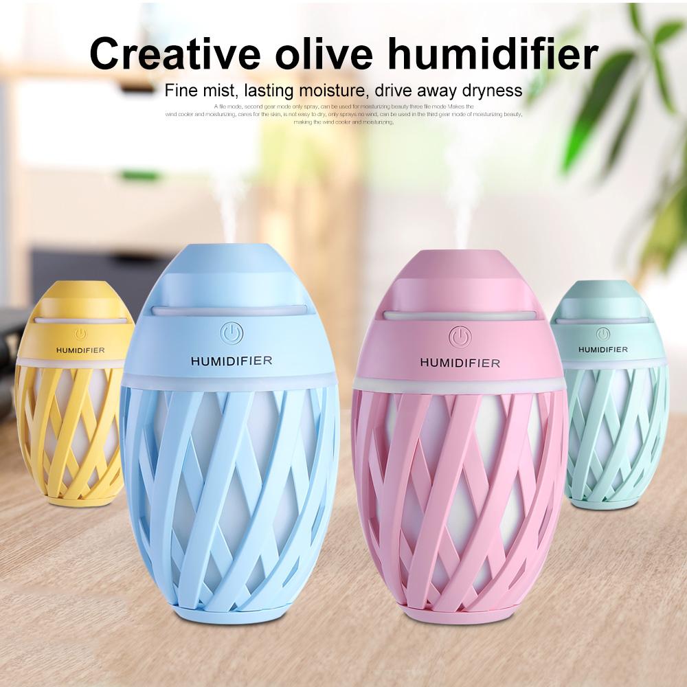 USB Air Humidifier LED Electric Aroma Diffuser for Fresh Clean Air
