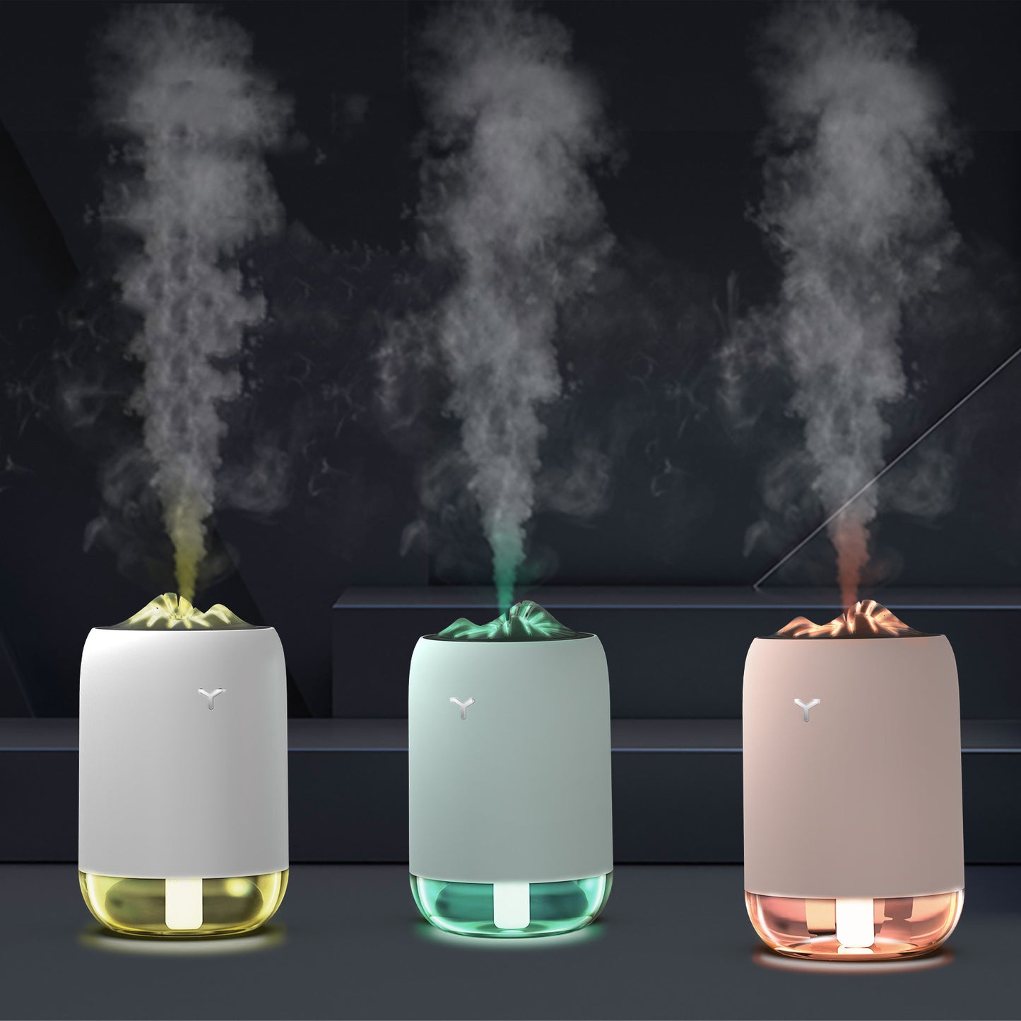 Simple Creative Explosion Magic Flame Humidifier - USB Aromatherapy & Air Atomizer