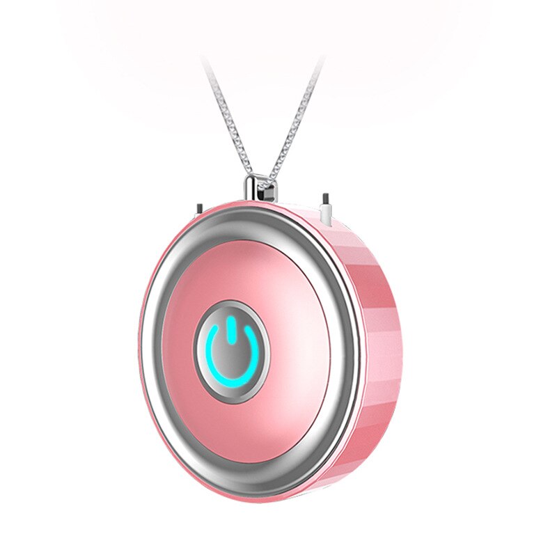USB Portable Wearable Air Purifier Necklace - Negative Ion Freshener for Clean Air