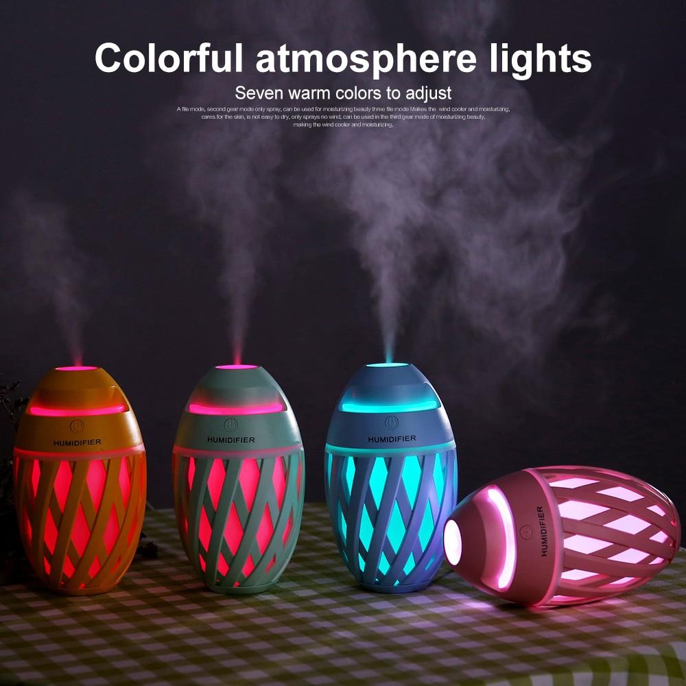 USB Air Humidifier LED Electric Aroma Diffuser for Fresh Clean Air