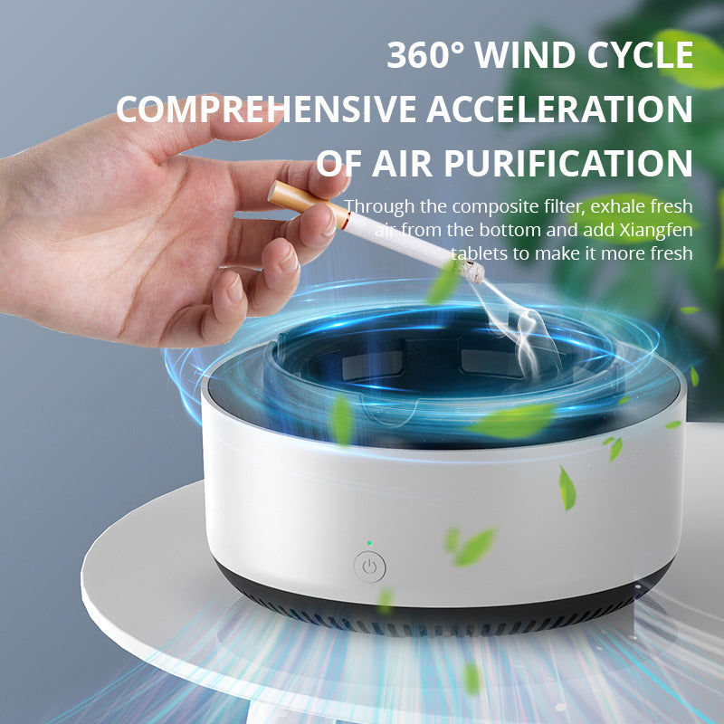 Multi-Function Intelligent Air Purifier & Ashtray – Clean Air Anywhere
