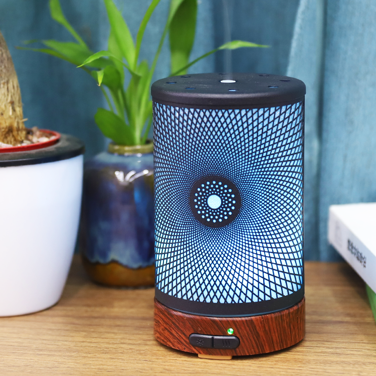 100ml Wrought Iron Home Office Humidifier with Night Light