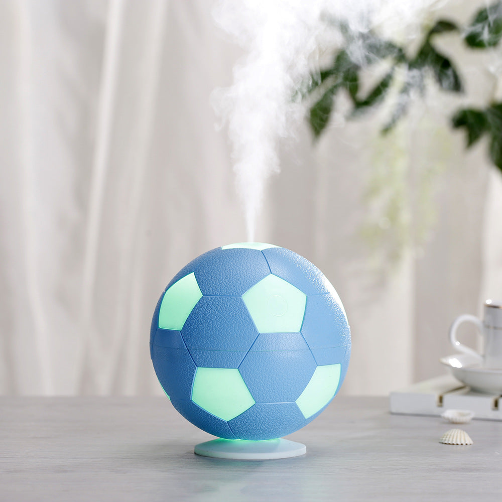 Football Humidifier - Mini USB Ultrasonic Aromatherapy Air Atomizing Humidifier for Home and Car