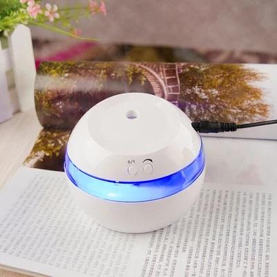 DC 5V Ultrasonic Aroma Humidifier with LED Lights - Electric Essential Oil Diffuser
