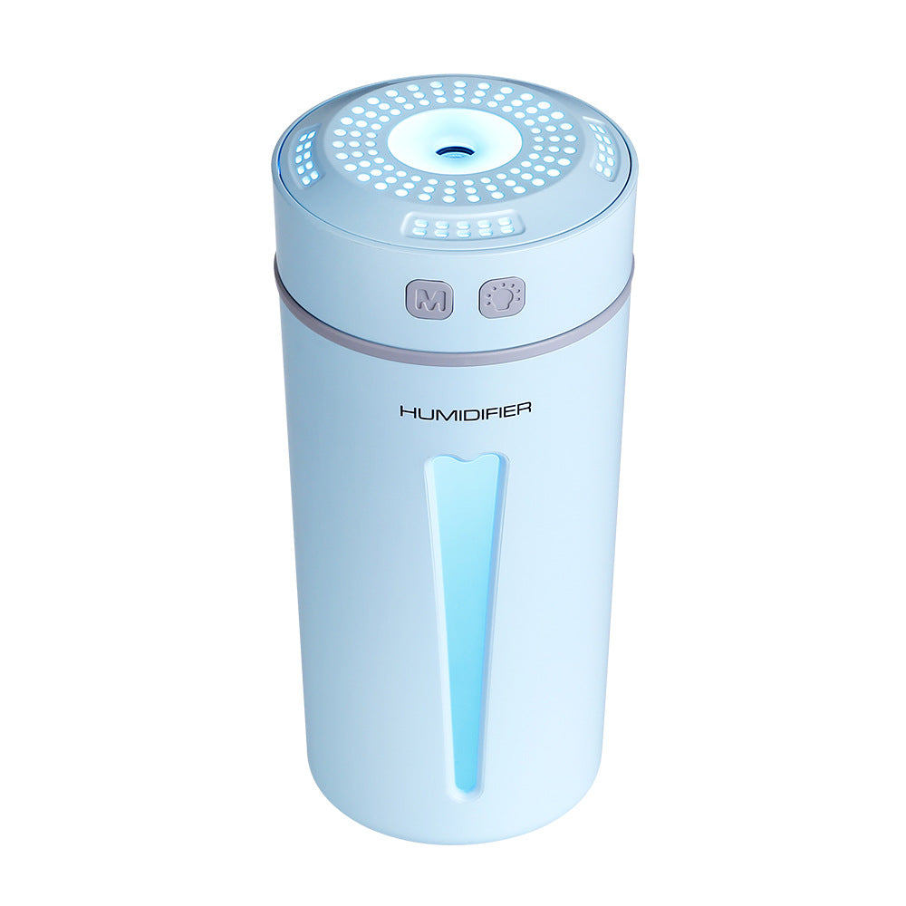 Happy Cup Mini USB Ultrasonic Aromatherapy Humidifier for Home and Car
