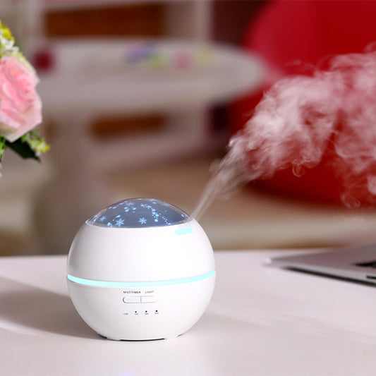 Light And Shadow Aromatherapy Machine - Mini Humidifier & Ultrasonic Diffuser
