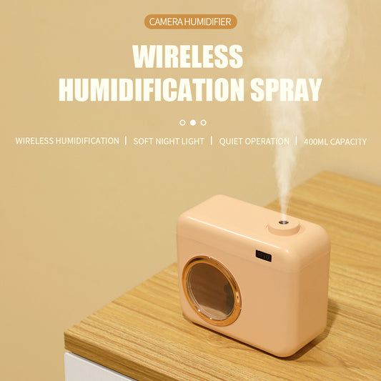 Camera Humidifier Creative Doll Wireless Portable Ultrasonic Home Air Humidifier